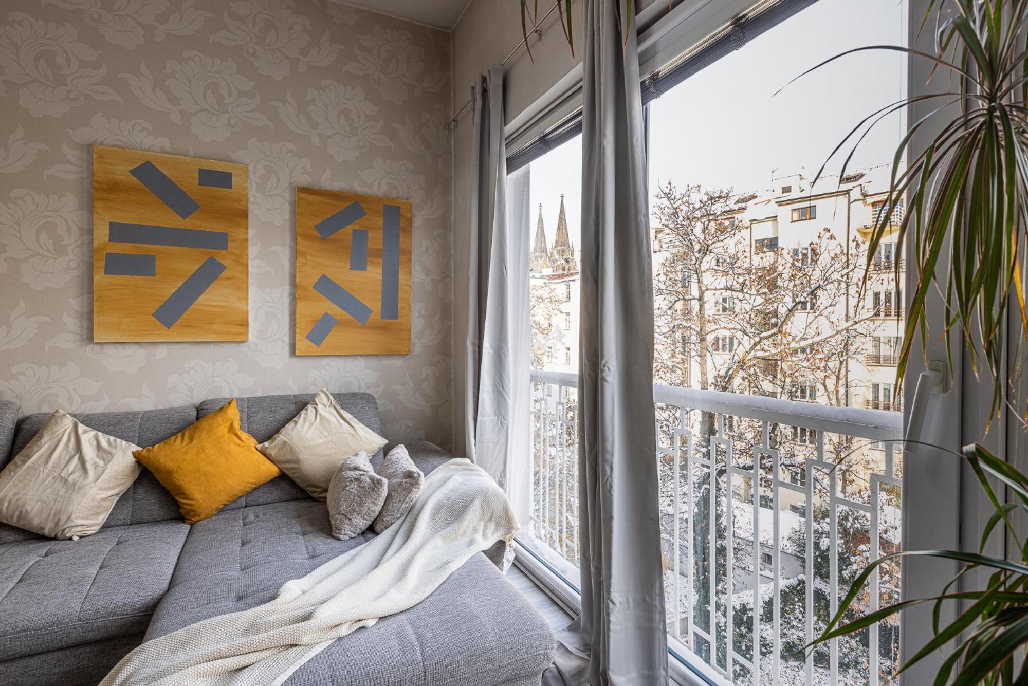 Nice Big Apartment 2Bds - Belgicka 프라하 외부 사진
